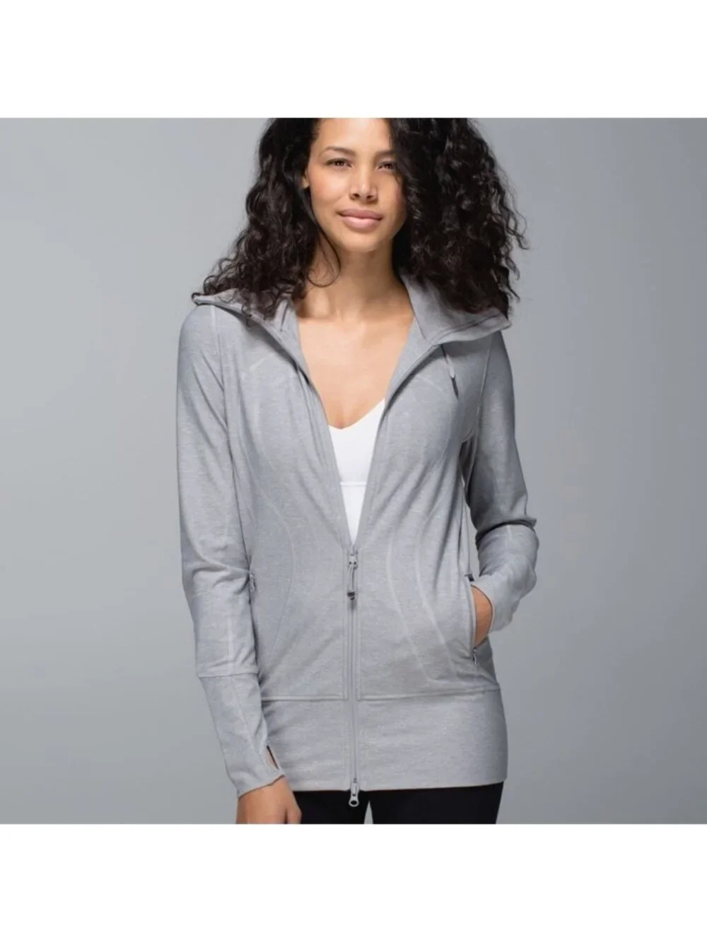 Lululemon Stride Jacket II Heathered Medium Grey / Ambient Grey